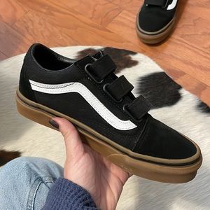 Vans Old skoop v brown bottoms